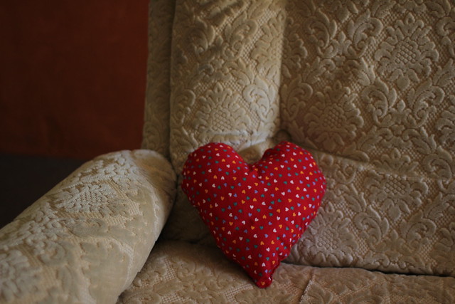 heart cushion