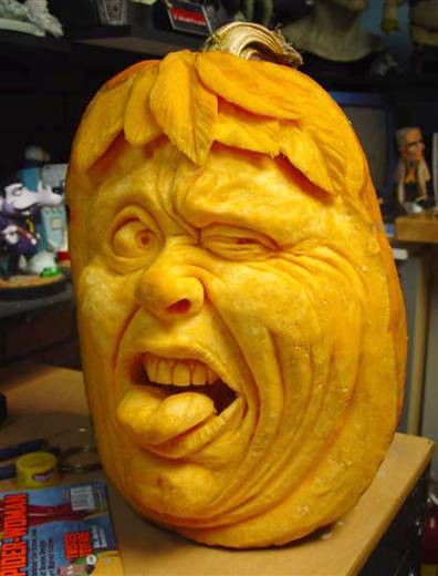 Ray Villafane - carved pumpkin 6