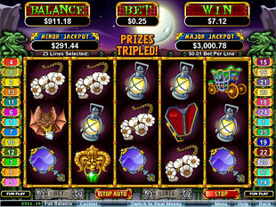 Count Spectacular Slot Free Spins Feature