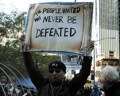 OWS Occupy Wall Street Movement, Zuccotti Park, New York City