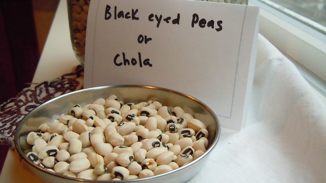 Black-eyed peas or chola