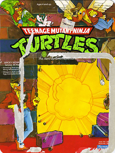 TEENAGE MUTANT NINJA TURTLES :: ACE DUCK  .. card backer i (( 1989 ))