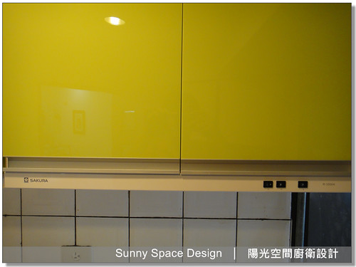 L型廚具-櫻花牌隱藏式排油煙機：R-3500AL-陽光空間廚衛設計