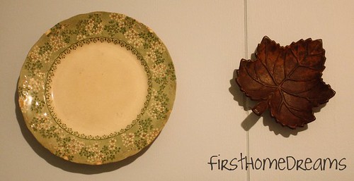 Antique Plate and Maple Leaf from Mom