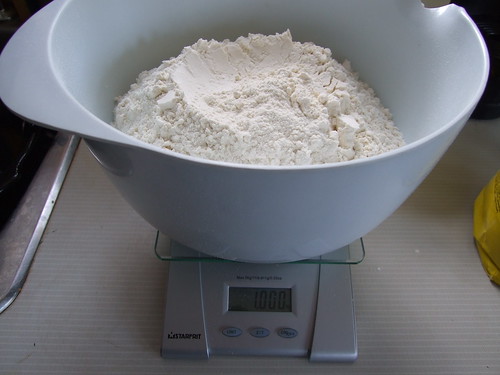 1 kg of flour.