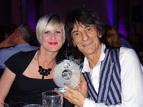 Ronnie Wood and Claire Neal