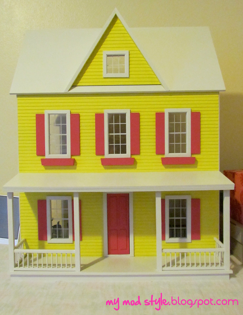 Dollhouse Painted Exterior