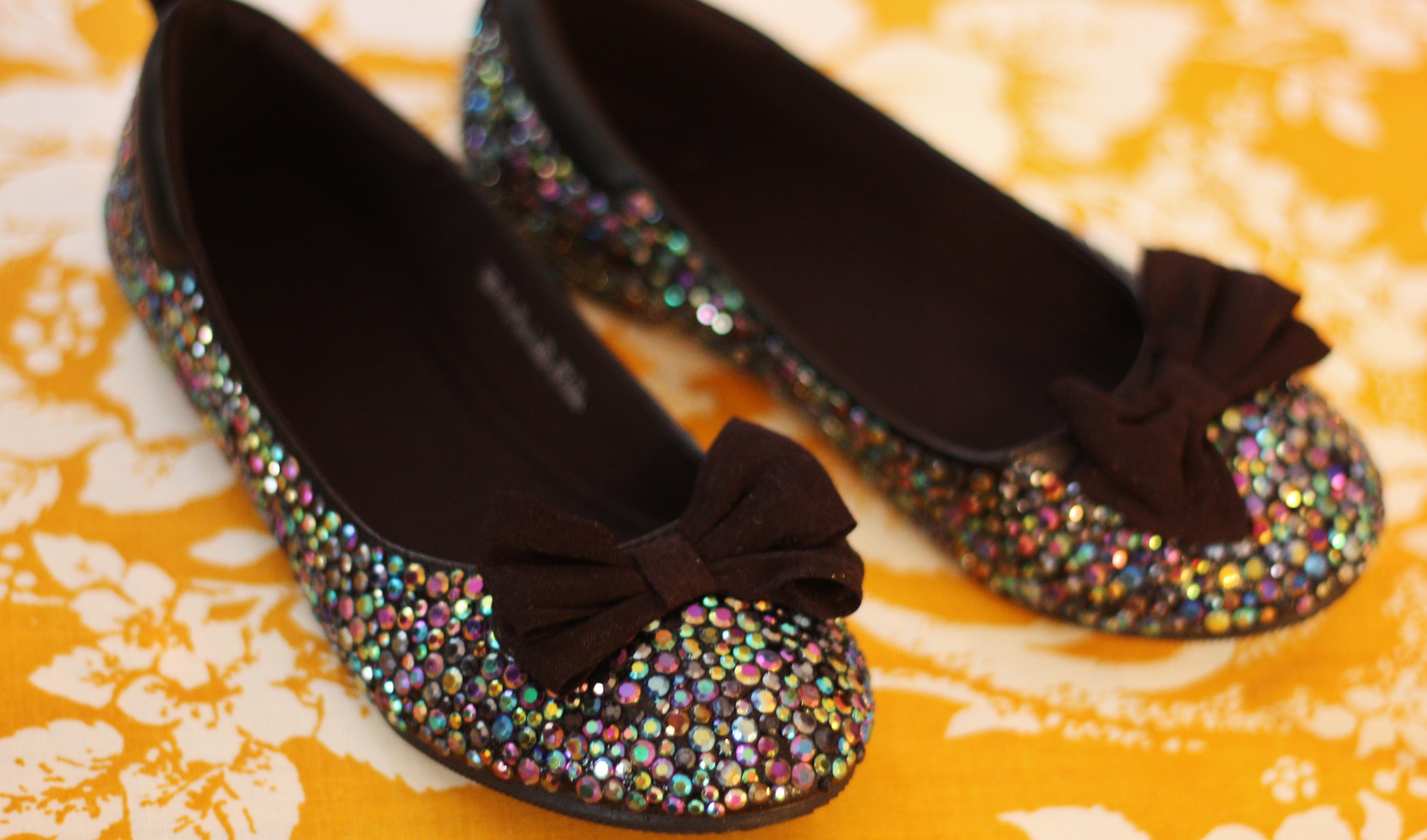 Kids Diamante Sparkly Shoes