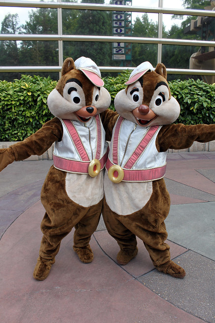 Meeting Discoveryland Chip and Dale