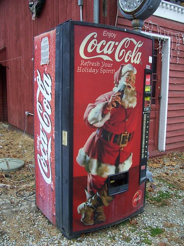 Santa Coke Vending Machine by The Upstairs Room