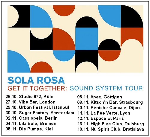 Get IT Together UK/EU tour poster