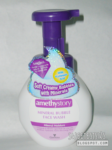 amethystory bubble face wash