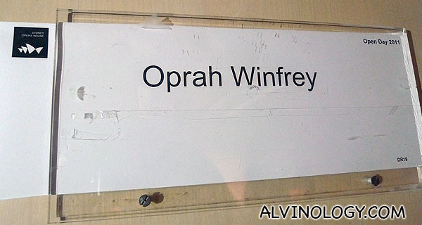 Oprah Winfrey's room