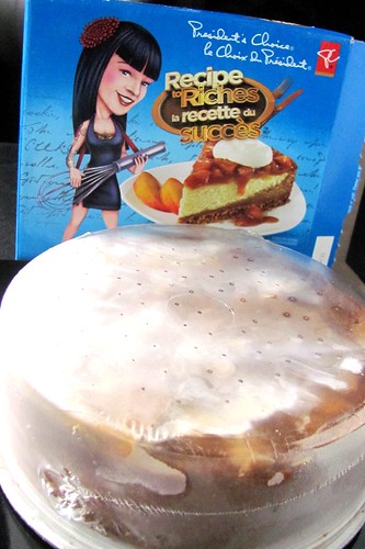 Recipe to Riches Jacqui Keseluk's President's Choice Rock 'n Peach Bliss Cheesecake
