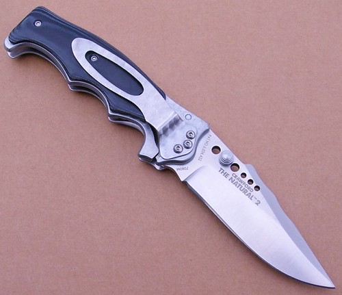 Columbia River Crawford The Natural 2 with 3.25" Assisted Plain Blade, Micarta Scales