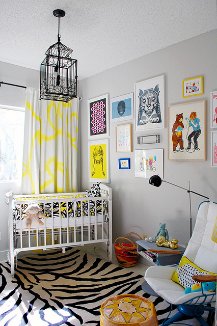 Nusery of design-crisis - 1, Nursery Room Home Ideas in Black and Yellow