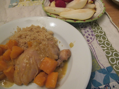 moroccan chicken stew with couscous