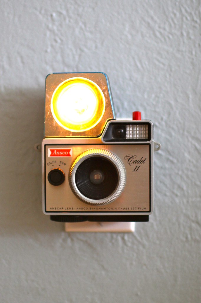 Vintage Camera Nightlight - Ansco Cadet II w/flash