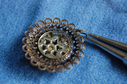 Vintage Earring Necklace Tutorial