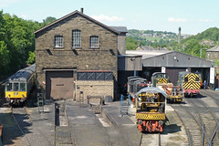 Keighley & Worth Valley engine sheds at Haworth by Tim Green aka atoach