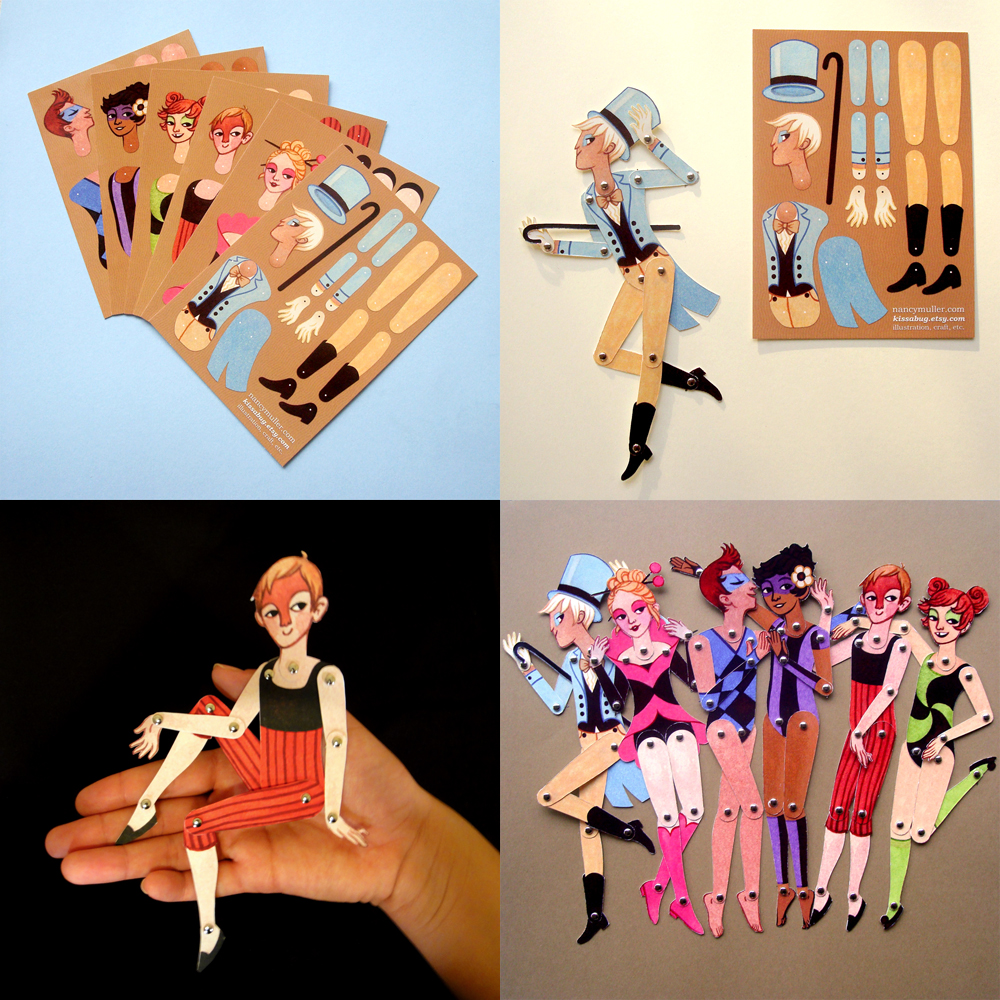 Circus Folk Paper Dolls