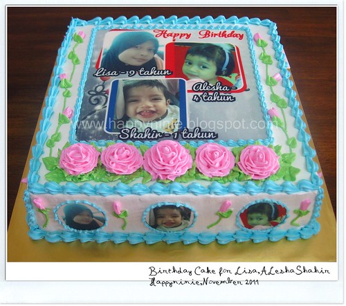 Cake for Lisa,alesha,shahir