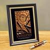 Excellence Wood Carving Framed Desktop Print by Successories Motivational Products