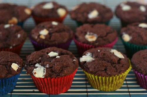 chocolate chunk muffins 5