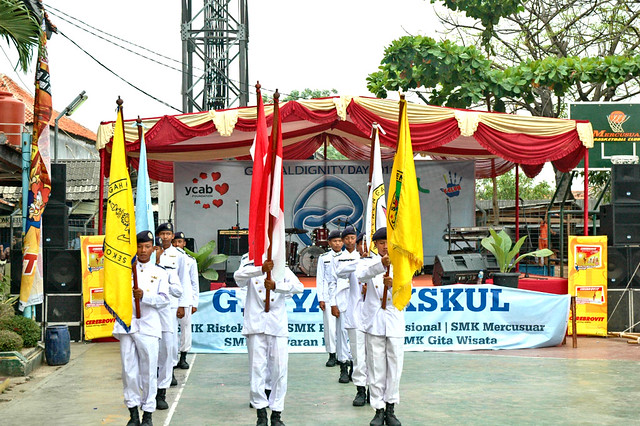 Schools performance to perform in Ujung Menteng East Jakarta