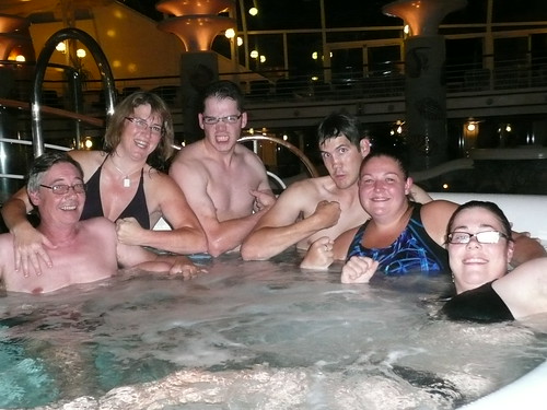 In The Hot Tub!