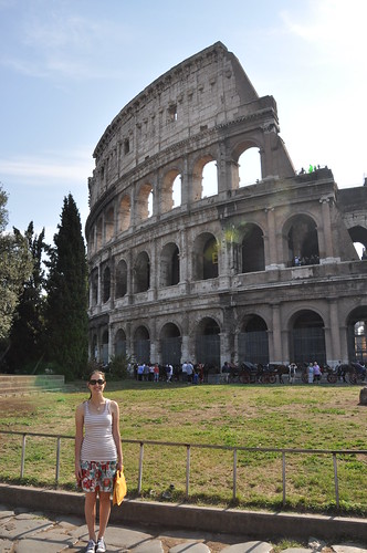 Outside the Colosseum