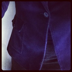 #frocktober 12th where aubergine meets chocolate and velour meets corduroy