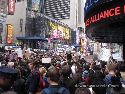 Occupy Wall Street March Times Square NYC Oct 15 _2