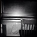 Angry / Chair / Alone (photo) #davidlynch #lynch #blackkeys #hipstamatic #urbanart #urban #streetart #streetphoto #streetphotography #albertaart #alberta #canada #alistairhenning #dark #chair #piano