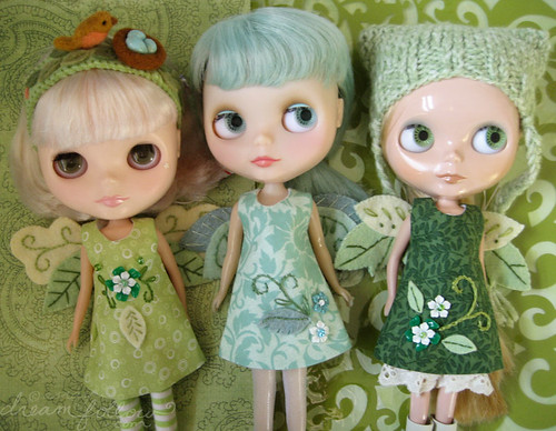 3 green fairies