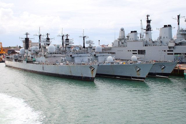 Decommissioned Royal Navy Type 42 Destroyers