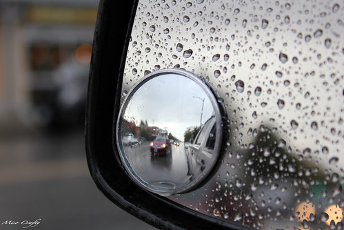 Side Mirrors in the rain