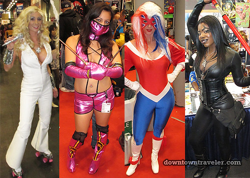 2011 NY Comic Con Women Action Hero Costumes