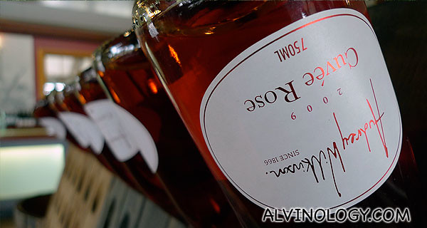 Signature rose wine