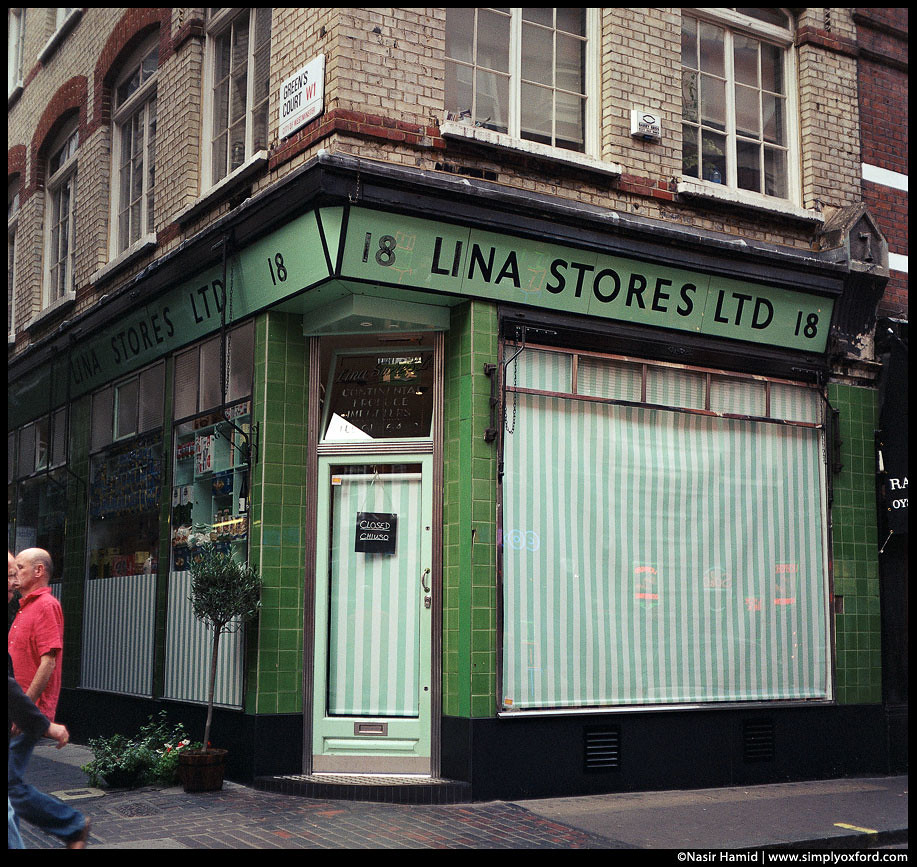 Old shop exterior, London