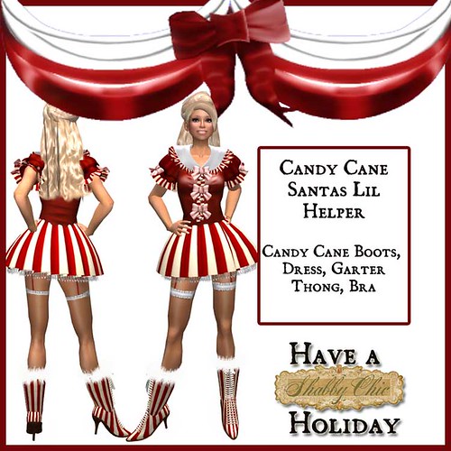 Candy Cane Santas Little Helper by Shabby Chics