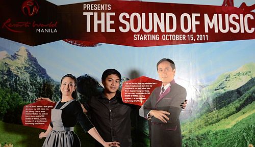 Ken at the press preview of The Sound of Music at Resorts World Manila