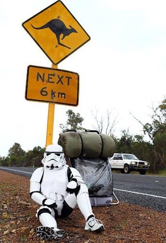 Aussie storm trooper