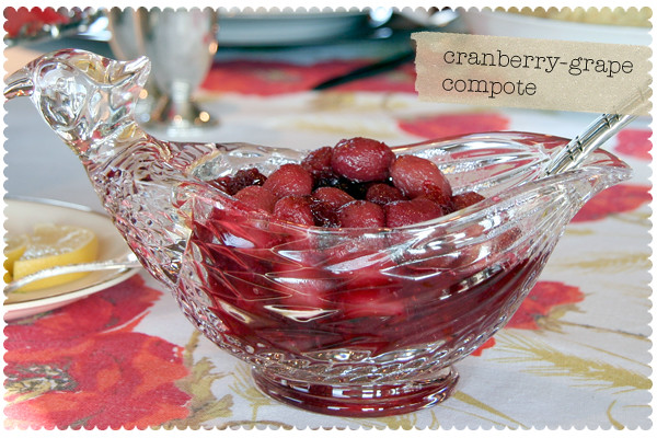 Cranberry-Grape Compote