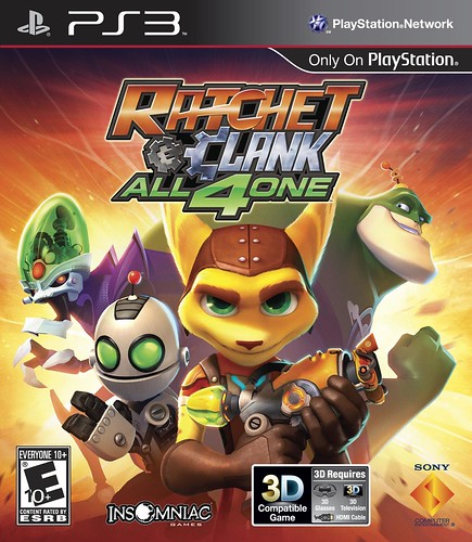 Ratchet & Clank: All 4 One – Arte da Caixa oficial