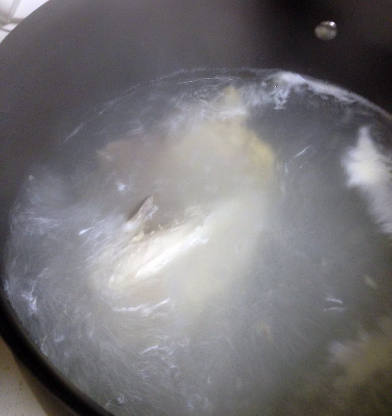 chicken, boiling