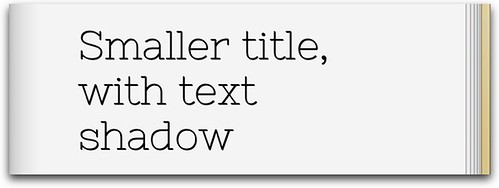 text shadow for bold