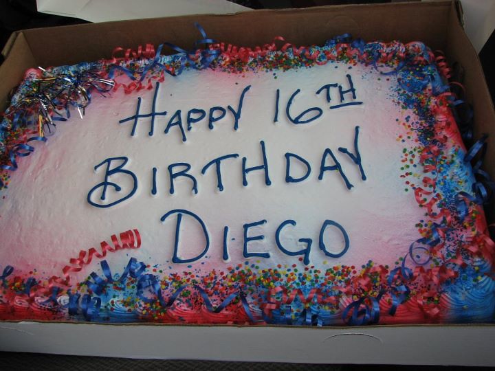 Happy 16th Birthday Diego