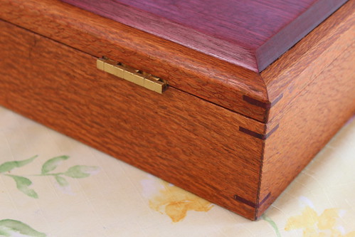 Lacewood and Purpleheart Jewelry Box