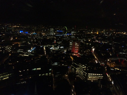 London skyline from the Paramount